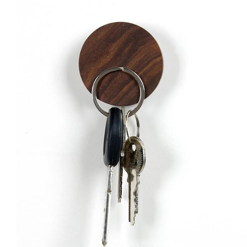 Porte-clé mural en bois, organisateur de rangement de clés, porte-clé magnétique faible, cintre de porte-clés, crochets de femme de ménage sur le mur