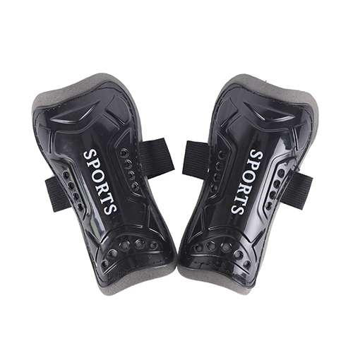 Voetbal Shin Guard Licht Zachte Voetbal Scheenbeschermers Voor Kind Voetbal Guards Sport Been Protector: Black