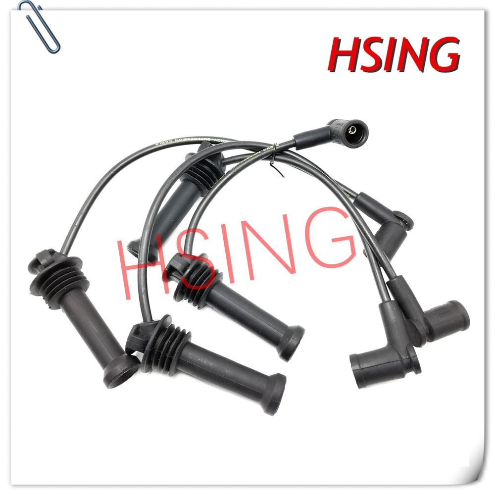 Juego de cables de bujía de encendido, compatible con Ford Focus Fusion ***, parte No # YS6F-12280-B1A, YS6F12280B1A