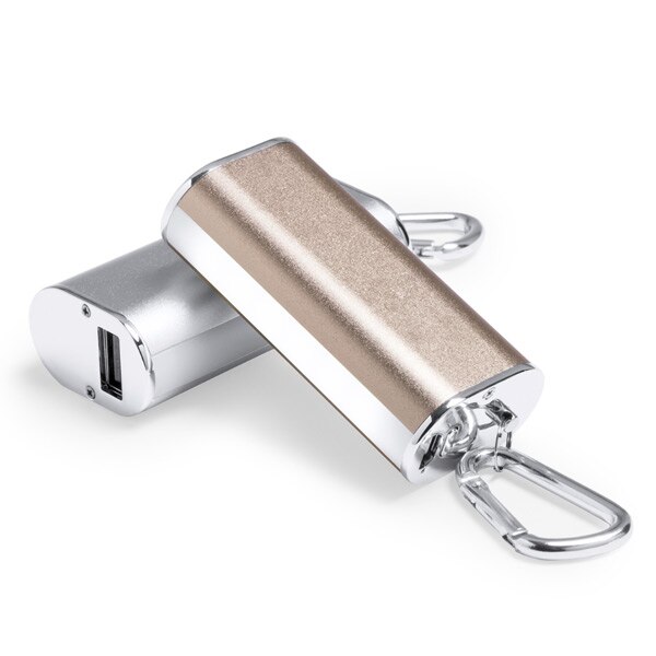 Power Bank Met Karabijnhaak 2600 Mah 144943