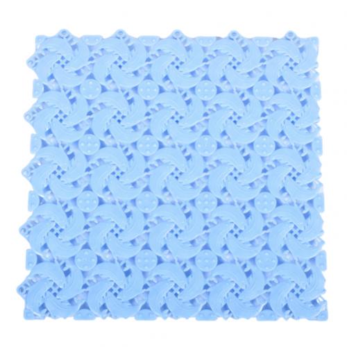 Anti-skli dusj badekar matte massasje teppe hjemme bad toalett putetrekk: Blå