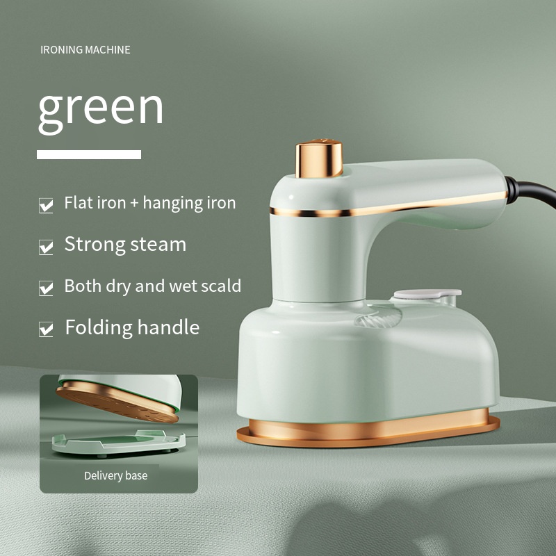 mini parownica robić ubrań, przenośne żelazko parowe robić użytku domowego i w podróży, robić prasowania ubrań, żelazko robić prasowania na mokro i na sucho.: Czerwony