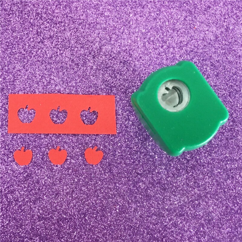 3/8 inch Apple craft punch DIY hole puncher Kids scrapbook paper cutter scrapbooking fruit stoten Embossing apparaat