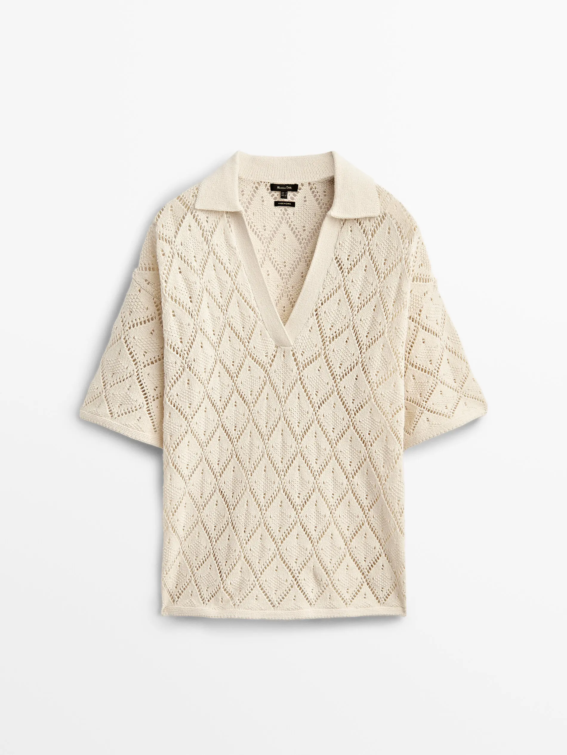 Ethereal MD-Coupe slim marron clair pour femme, col en V, évidé, ample, décontracté, style, 2024, 107: S