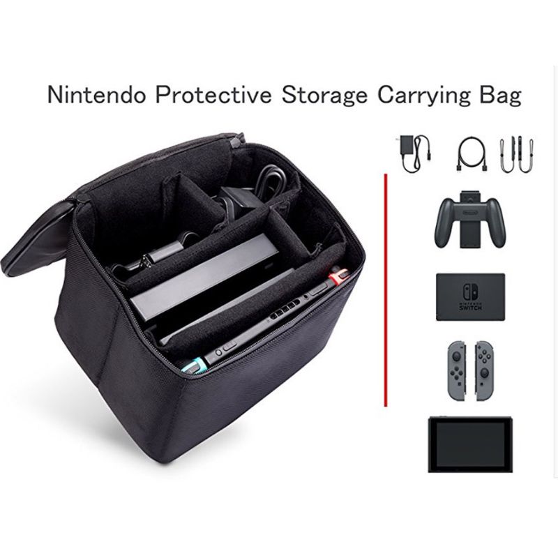 Bolsa de almacenamiento para la consola Switch, bolsa para transportar la portátil, funda protectora para el hogar, para viajes al aire libre