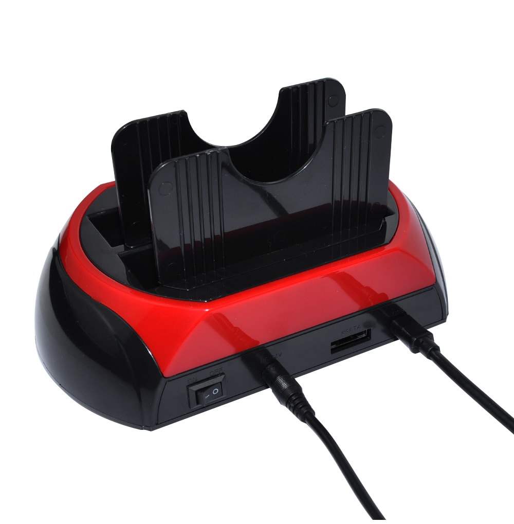 2.5 ''3.5'' 2 IDE 1 SATA USB2.0 double disque dur externe double Station d'accueil Clone copie OTB HUB lecteur