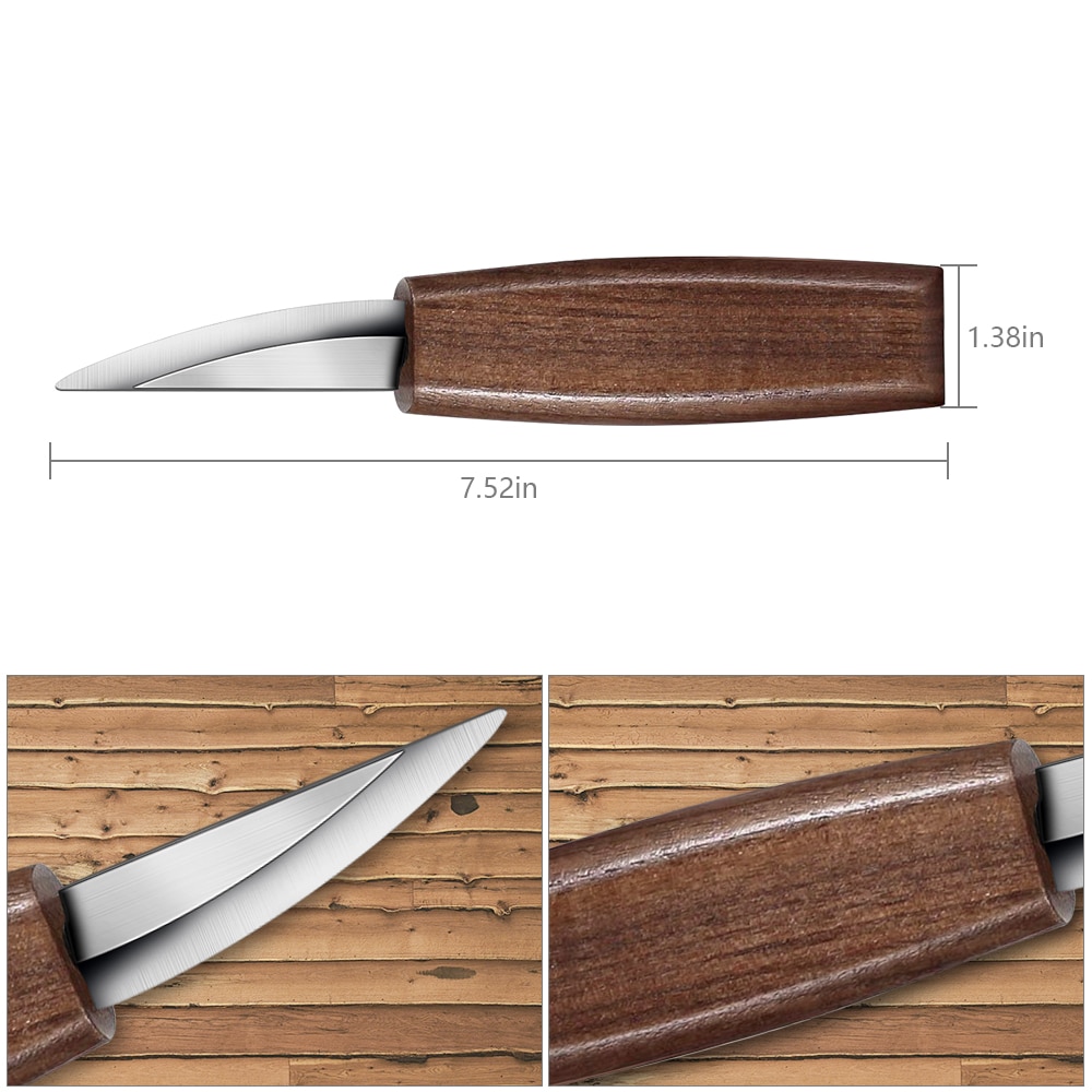 Wood Carving Knife Chisel Woodworking Cutter Hand Tool Set Peeling Woodcarving Sculptural Spoon Carving Cutters