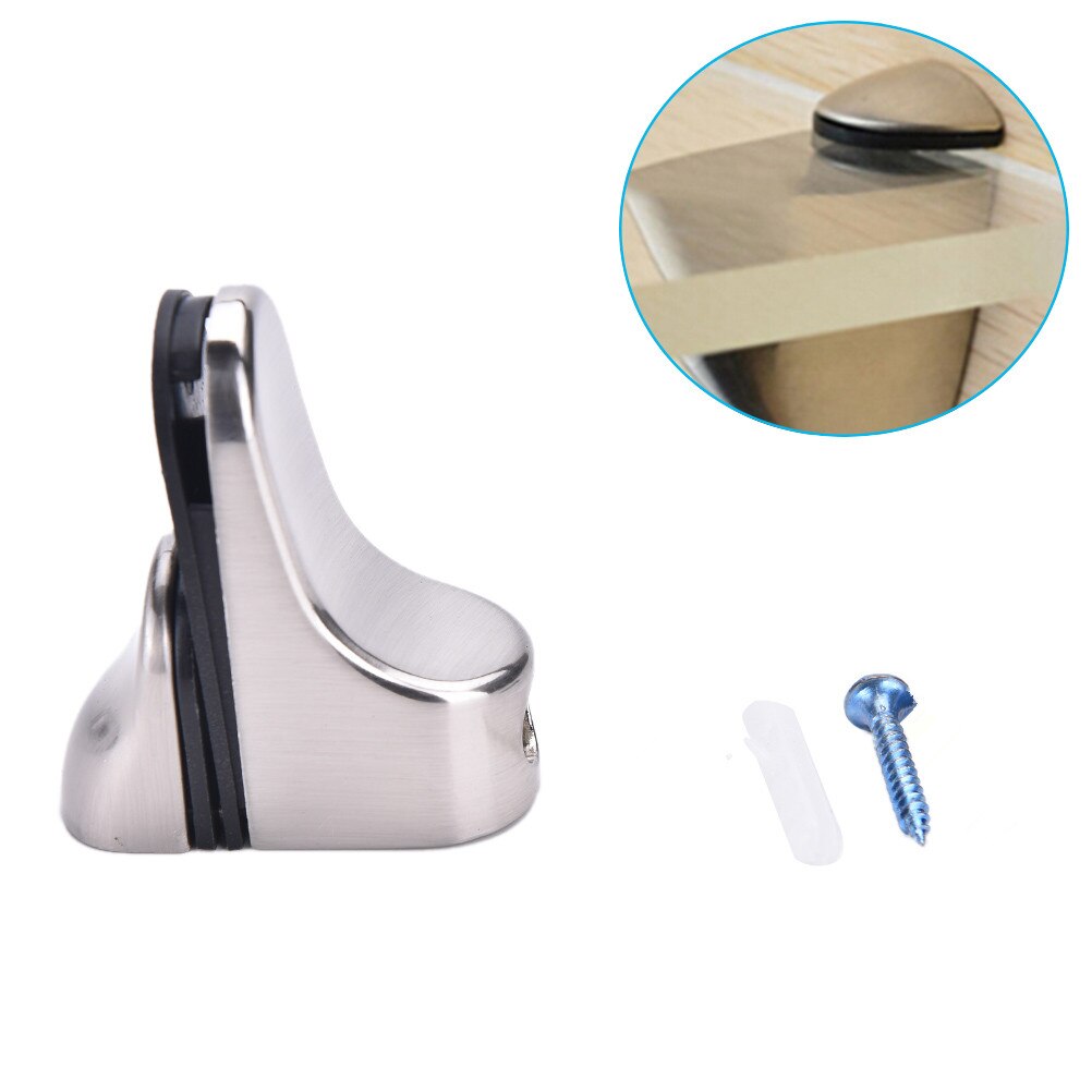 50mm X 24mm X 55mm Glass Plate Carrier Holder Support Clamp Polished Chrome Glass Shelf Metal Adjustable Bracket Brace Mount