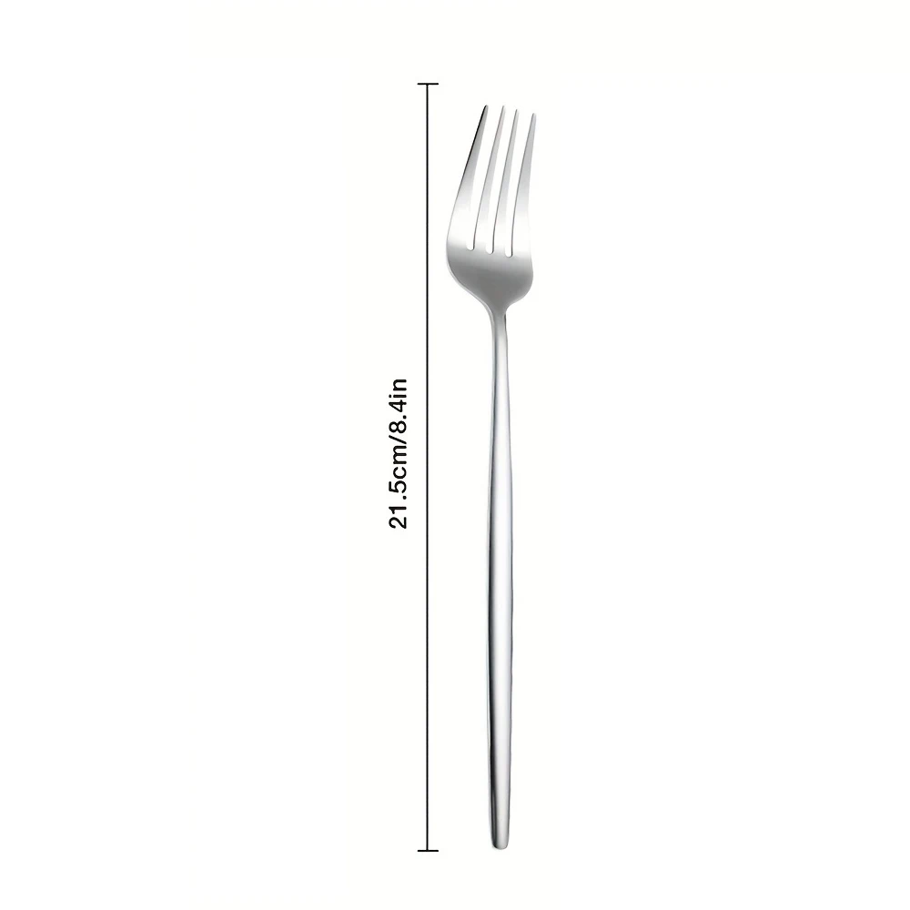8 stuks tafel dinervork roestvrij staal dessertvork servies vorken set zwart bestek servies keukenaccessoires
