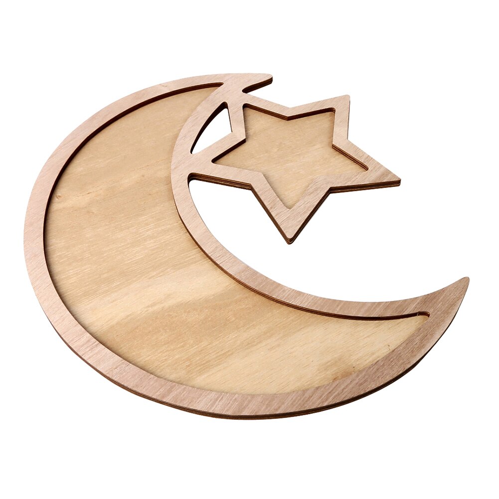 Diy Eid Houten Dessert Lade Eid Mubarak Decor Voor Thuis Ramadan Decor Hangers Islamitische Moslim Party Decor Dessert Tray Nieuw m17: A4