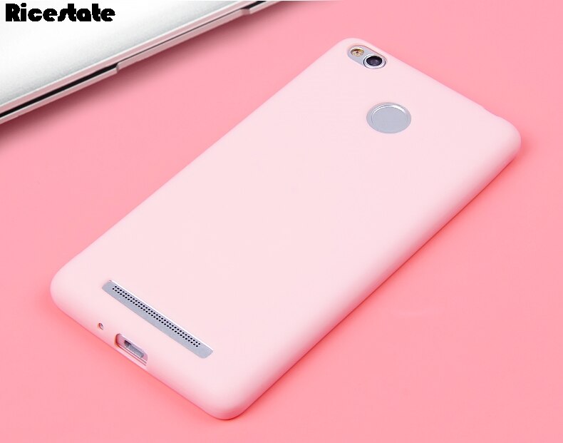 Ricestate do obudowy Xiaomi Redmi 3 S Silicon TPU jednolity kolor i przezroczysta obudowa tylna Redmi 3 Pro do obudowy Xiaomi Redmi 3 S 3 S