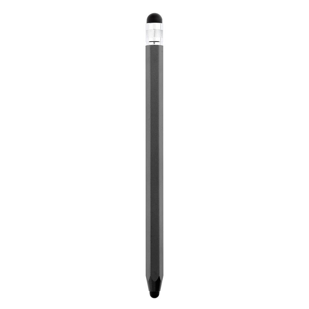 WK129 Silikon Dual Tipps Kapazitive Stift Stift berühren Bildschirm Zeichnung Stift für Smartphone Tablette PC Computer Bunte Tablette Kuli: Schwarz