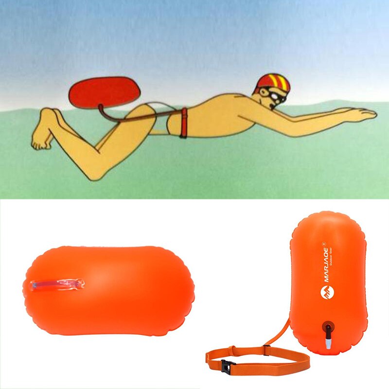 Sports Safety Swim Buoy Tow Float Pool Open Water Swimming Inflatable Airbag