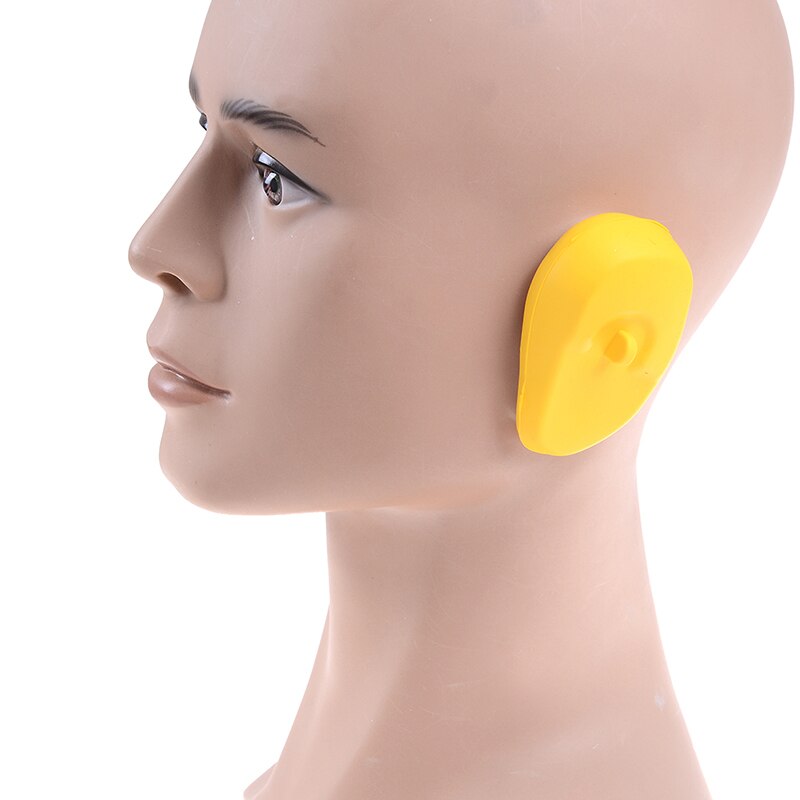 Cache-oreilles en Silicone pour Salon de coiffure, 2 pièces, protection Anti-coloration pour Salon de coiffure, couvre-oreilles pour Salon de coiffure, douche de plongée, bouchon d'oreille Anti-bruit pour sommeil
