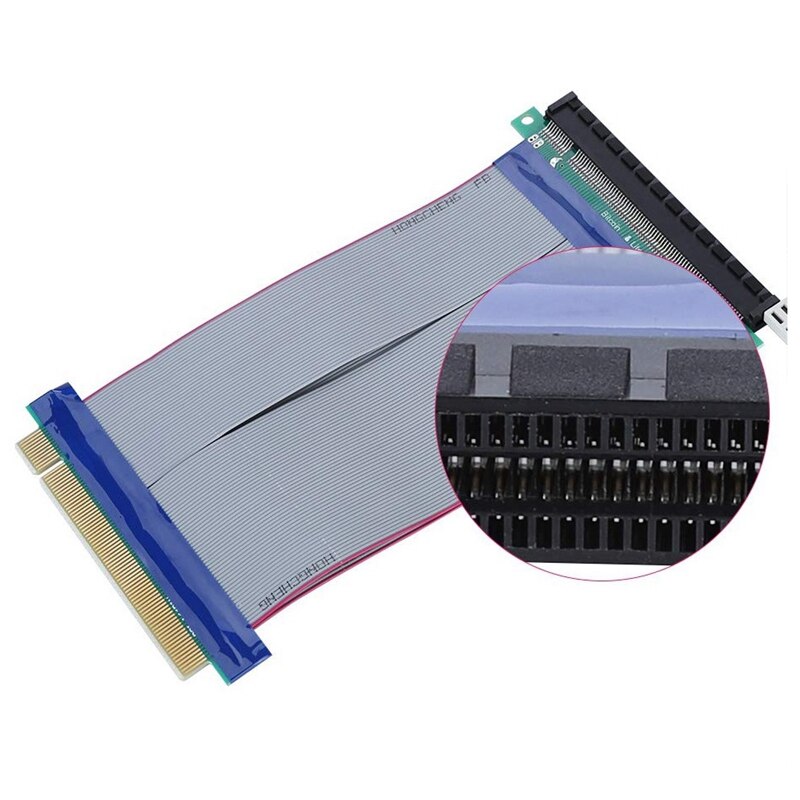 Pci-E 16X Beeld Kaart Verlengkabel Pci Bus 16X Om 16X Flexibele Kabel Beeld Kaart Lijn Pci Bus