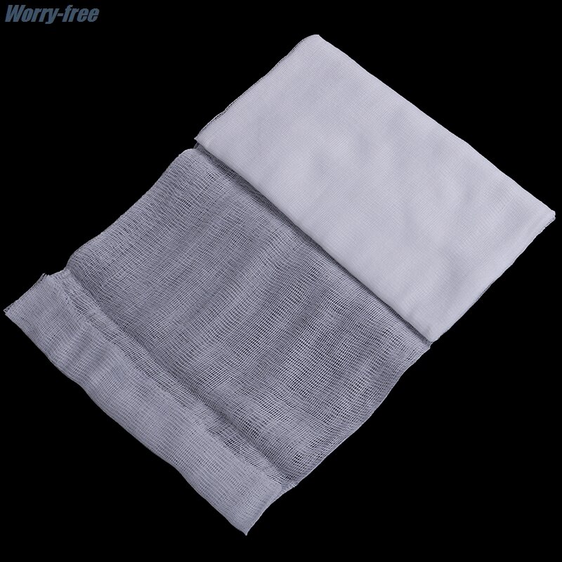 White 1.5 Yard Cheesecloth Cheese Cloth Bleached Gauze Fabric Muslin Kitchen Cooking Tools Width 23.5cm