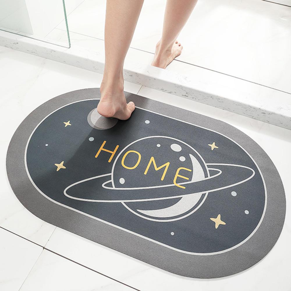 Diatom Cushion Instant Dry Bathroom Mat Quick Drying Carpet Strong Water Absorption Moisture-proof Toilet Floor Non-Slip Rug