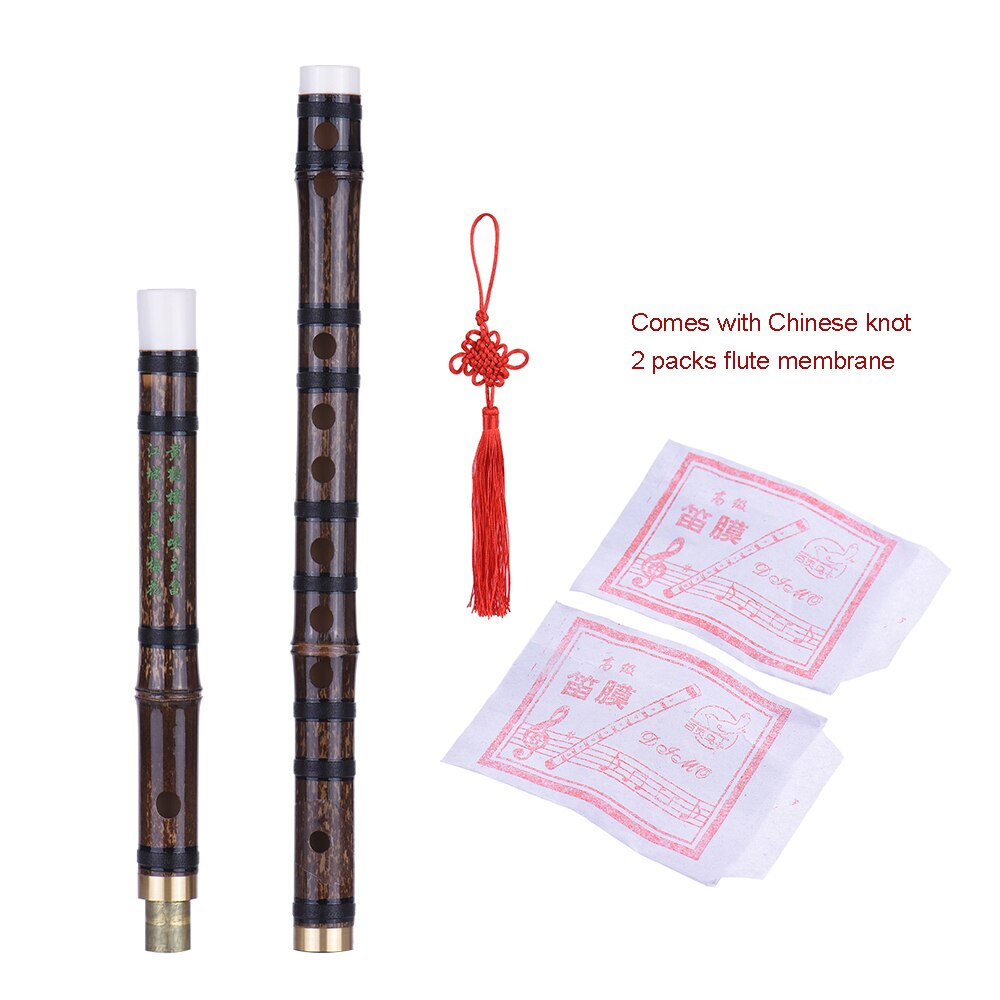 Flûte de bambou amère à la main enfichable/Dizi Instrument Musical chinois traditionnel à vent en F Key pour le niveau d'étude débutant