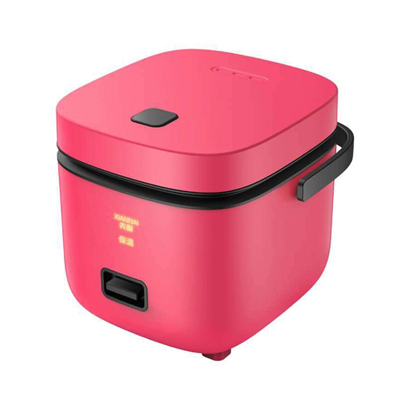 220V Roze Rijstkoker Voor 1-2 Persoon Rijstkoker Thuis Keuken Koken Apparaten Rijstkoker Elektrische Koken pot 1.2L