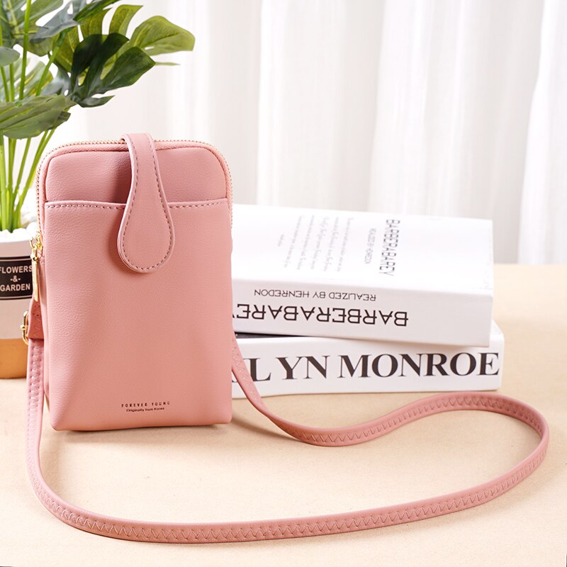 Multifunctionele damesportemonnee telefoonhoesje all-match draagbare portemonnee voor kleingeld multifunctionele portemonnee