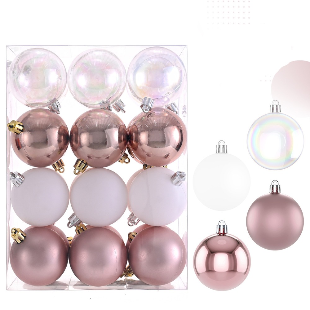 24 stuks 6 cm kerstballen gegalvaniseerde waterdichte kerstbollen hanger onbreekbaar plastic: Donker Kaki