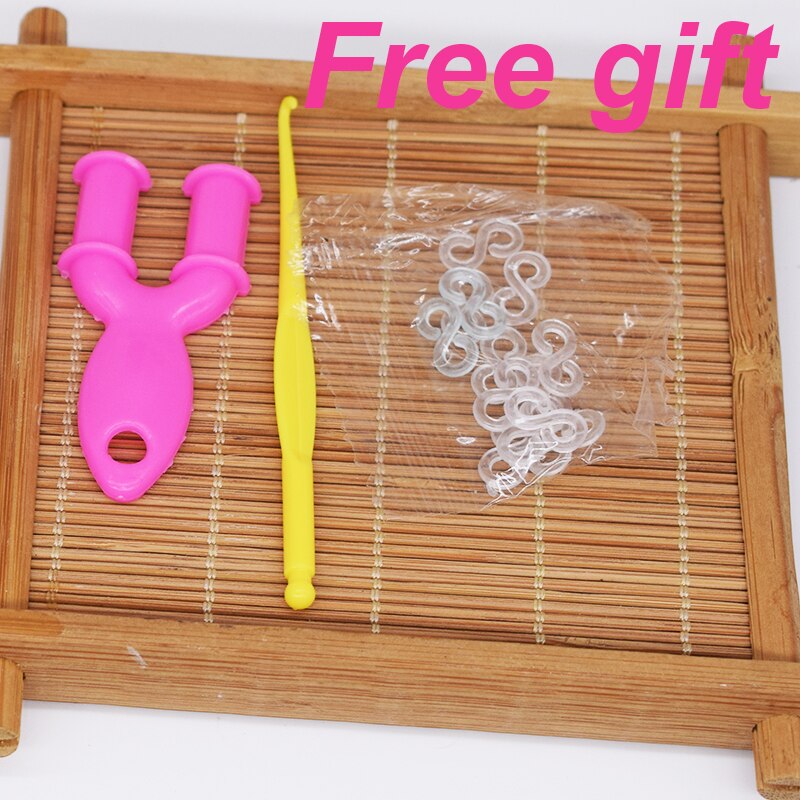 300 Rainbow Rubber Band For Bracelets Necklaces DIY Jewelry Making Handmade Colorful Loom Rubber Bands Accessorie Children