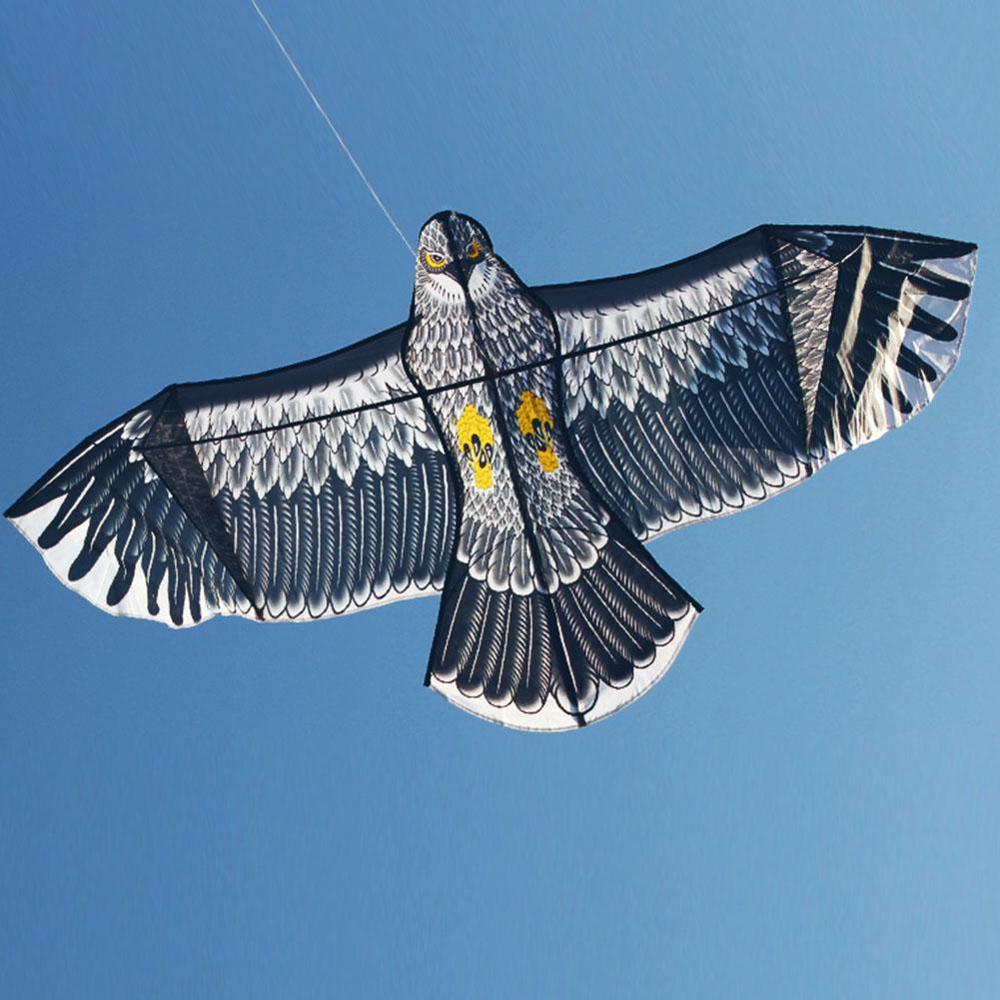 Repelente de aves voladoras, emulador de halcón volador, cometa antiaves para jardín, espantapájaros, patio, espantapájaros