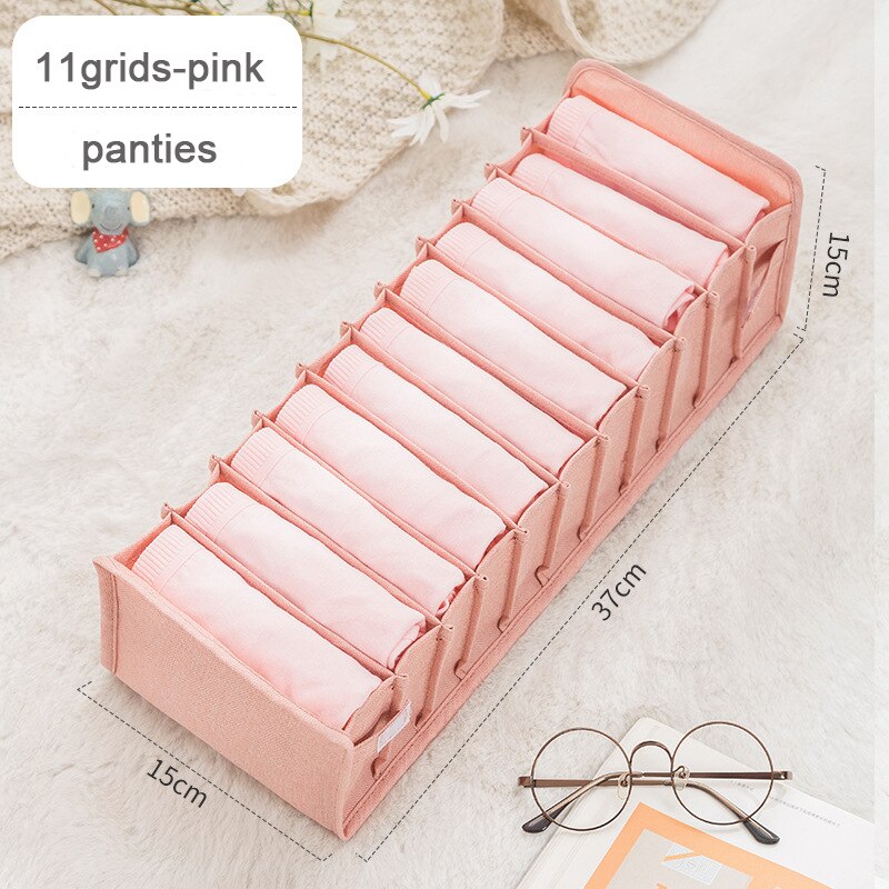 Wandschrank organizer für socken hause getrennt unterwäsche lagerung Kasten 7 Gitter Jeans bh veranstalter faltbare schublade organizer Schlafsaal: Himmel Blau