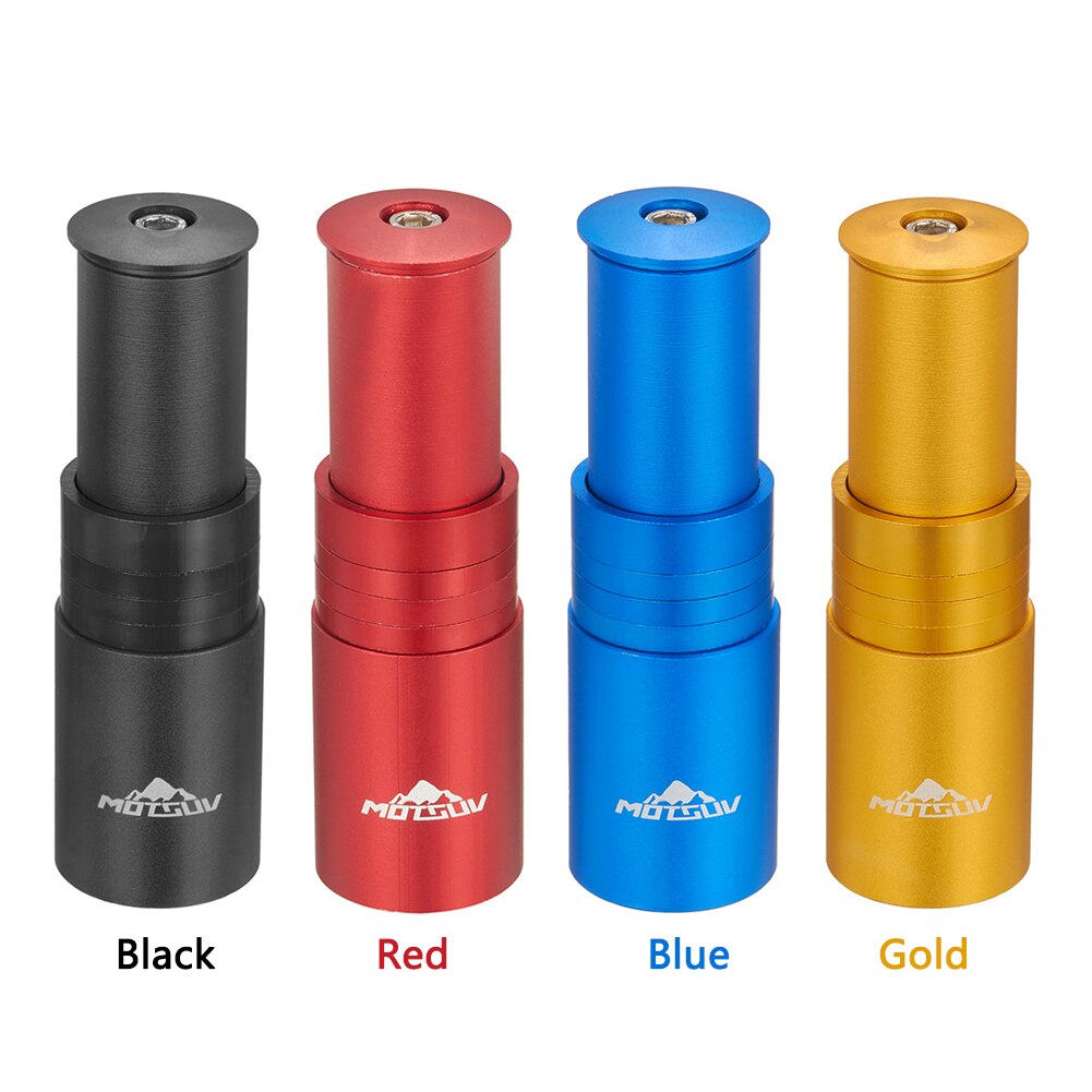 MOTSUV 28.6mm Bicycle Fork Stem Extension Adapter Handlebar Stem Riser Extender Mountain MTB Bike Accessories