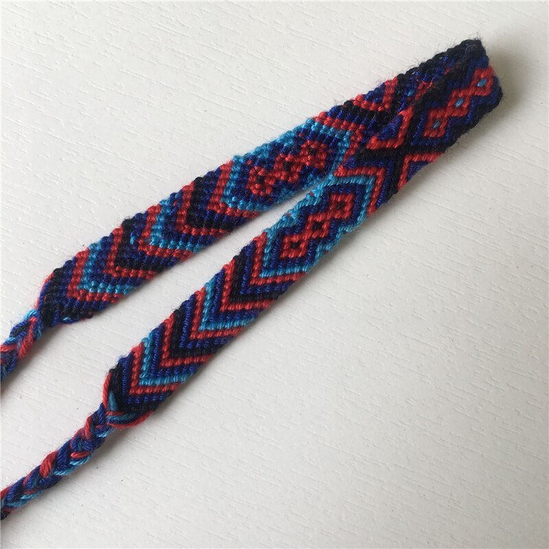 ABL039(1), 0,8 cm Breite Nepal Bunten Handgemachte Brasilianische Hanf Seil gewebte Geflochtene Armbänder Hippie Boho Freundschaft Armbänder