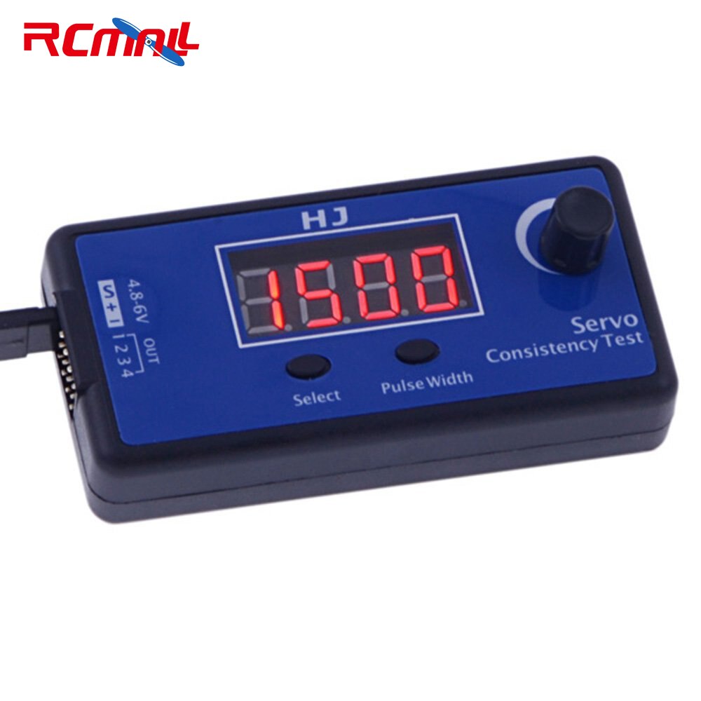 RCmall HJ Digital Servo Tester / ESC Consistency Tester for RC Helicopter Airplane Car T0080