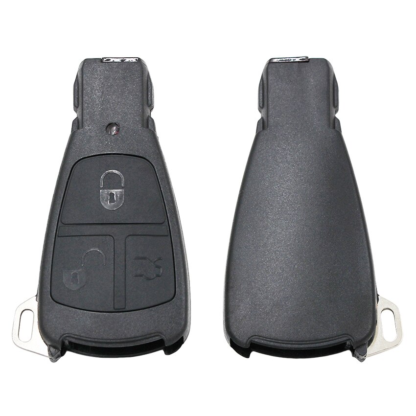 2/3 Knop Afstandsbediening Sleutel Shell Case Behuizing Met Nood Insert Blade Voor Mercedes-Benz C180 1998-2004 w202 C Klasse