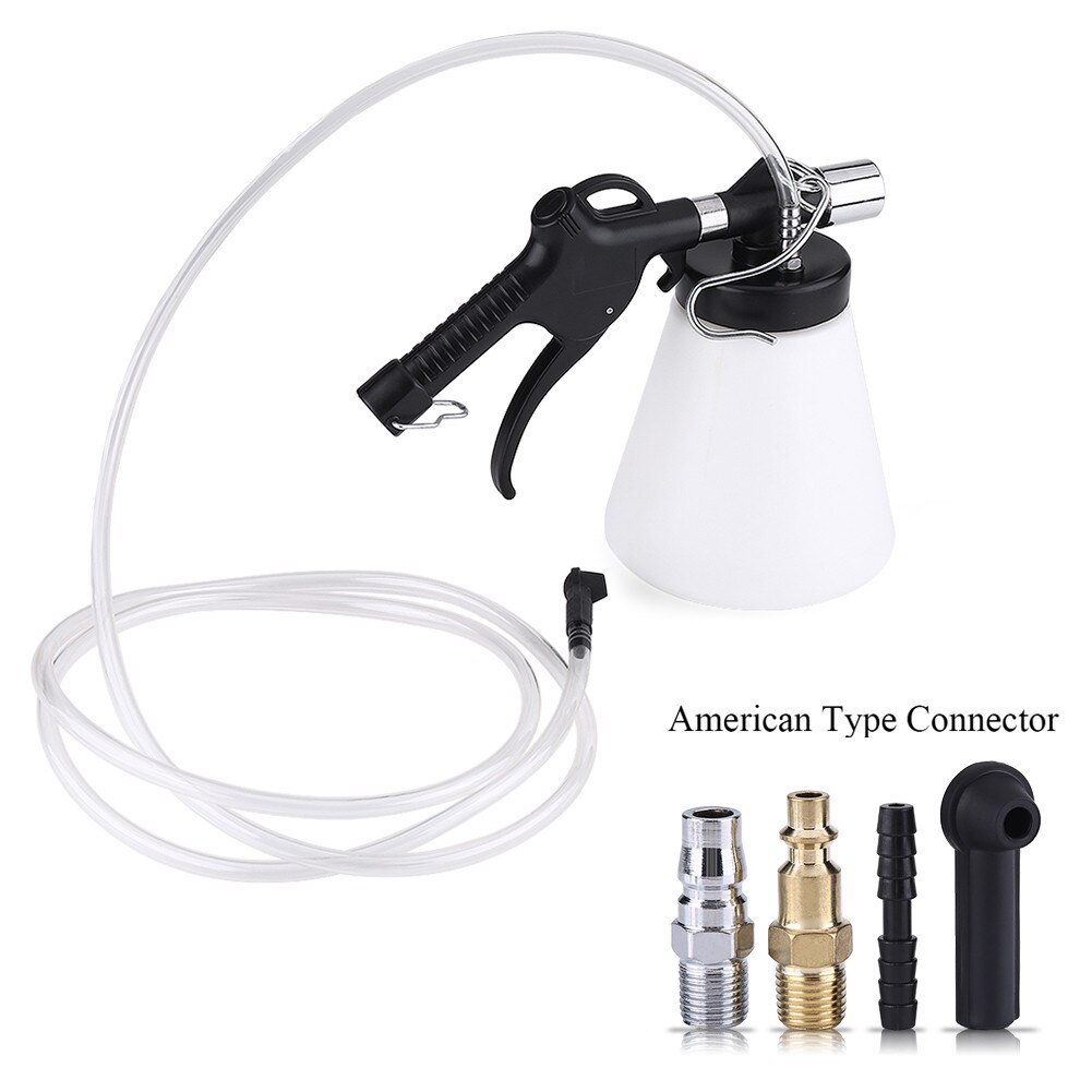 EU/US Type Brake Fluid Change Tool Car Brake Bleeder Bleeding Fluid Change Kit Air Pneumatic Garage Vacuum Tool: US Plug