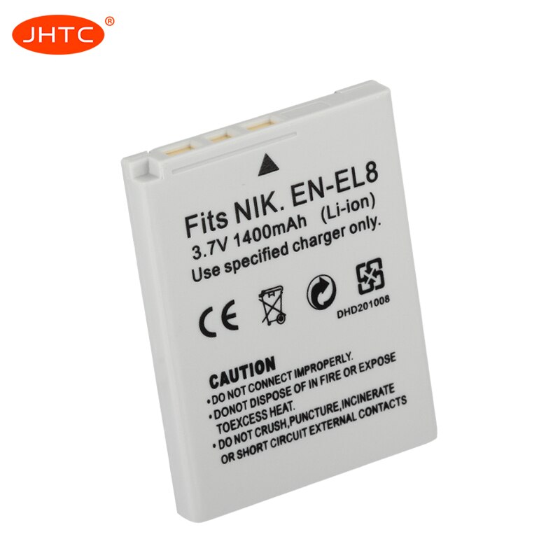 EN EL8 Camera Battery EN-EL8 1400mAh For NIKON CoolPix P1 P2 S1 S2 S3 S5 S50 S51 S52 PM087 MV12 Batteries