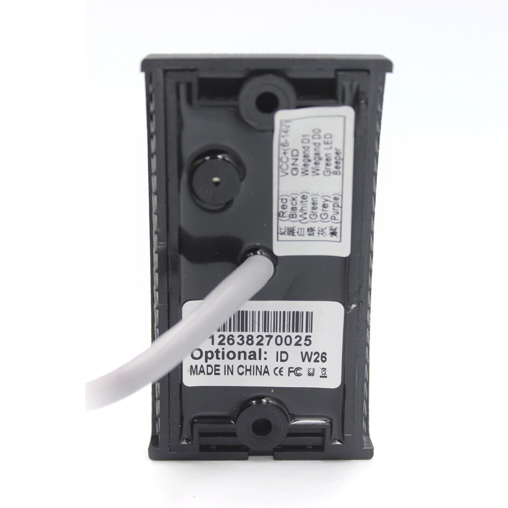 waterproof access control card reader 125khz 13.56Mhz RFID IC smart card reader Wiegand26 Wiegand34 reader IP65 KR201