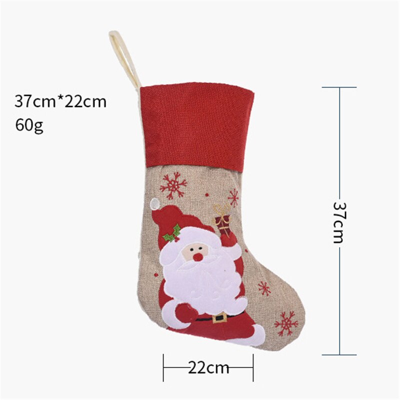 Kerst Ornamenten Kerstman Sok Haard Trimmings Kerstsok Tassen Kids Snoep Zakken Ornament Adornos Navidad