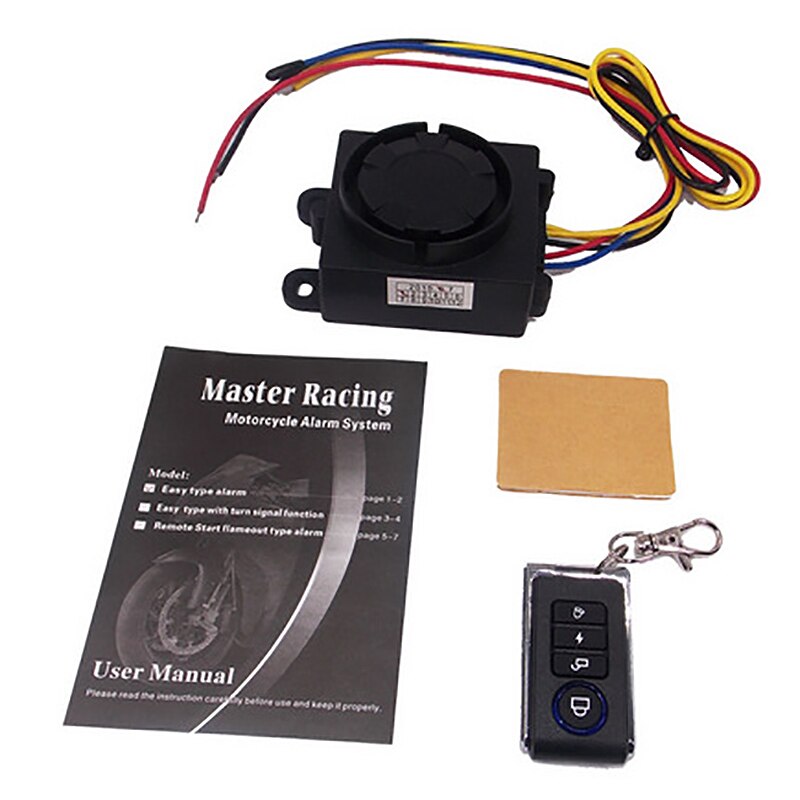 Motorcycle Alarm Systeem - 12V Anti-diefstal Beveiliging - One-Way Apparaat voor Fietsen & Motoren