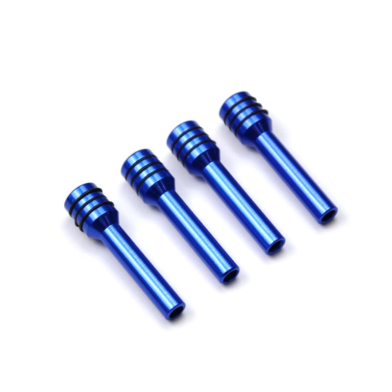 4 STUKS Deurvergrendeling Stick Pin Cap cover trim Voor Chevrolet Cruze Trax Malibu Opel Mokka ASTRA J insignia Sport Tourer: Blauw