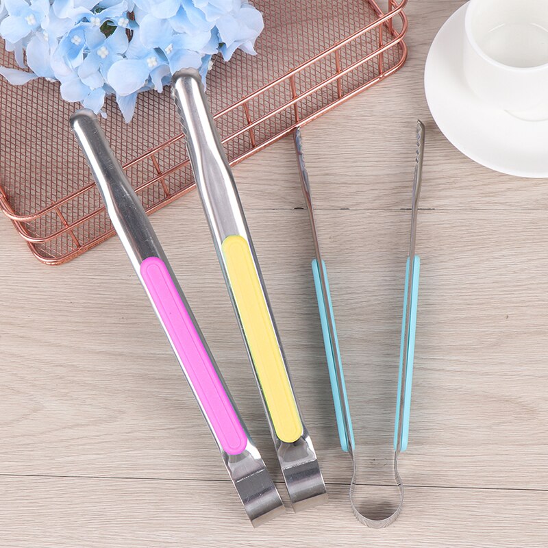 Mini Barbecue Voedsel Clip Roestvrijstalen Keuken Tang BBQ Tang Ijs Tang Vlees Salade Toast Tang Clamp Keuken Accessoires