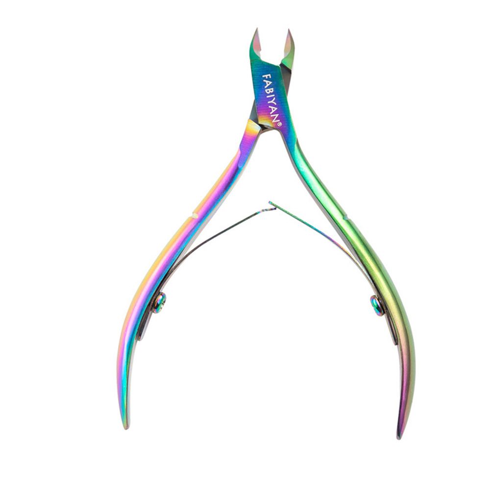 1 PC Nail Cuticle Nipper Scissors Dead Skin Onychomycosis Remover Colorful Titanium Manicure Tool Eagle Beak Pliers: -style 3