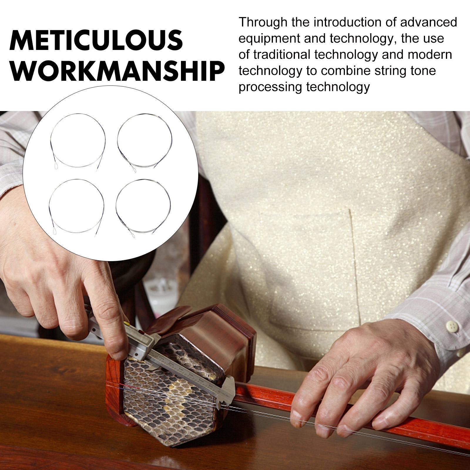 Erhu String Komplettset Erhu Strings Erhu Strings Parts Langlebige Erhu Parts Erhu String Replacements