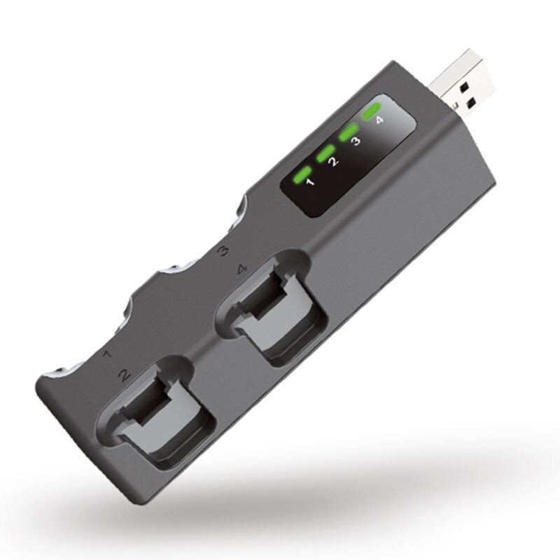 Pour interrupteur Portable Mini USB petit quatre Charge NS JoyCon gauche et droite petite poignée siège socle de Charge chargeur pour interrupteur