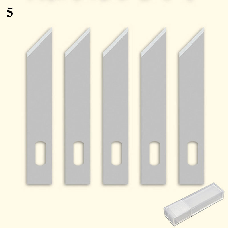 Blades Craft Artwork Cutting Knife DIY Carving Knife Stencil Scoring Hobby Chiseling Model Repairing Sculpture Scalpel Knife: 5