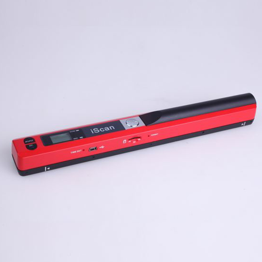 Mini 900DPI Type Stylo USB 2.0 Portable Haute Vitesse JPEG/Format PDF Tenu Dans la Main D'affichage D'affichage à CRISTAUX LIQUIDES Compact Scanner De Documents