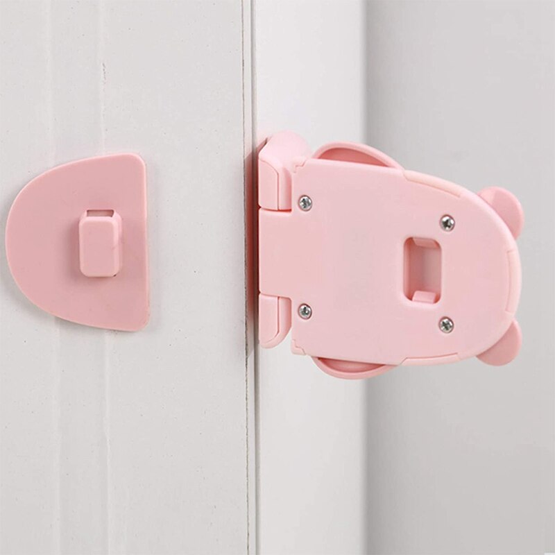 3Pcs Multifunctional Safety Lock, Door Stop and Cabinet Stop Refrigerator Door Locks Child Safety Lock
