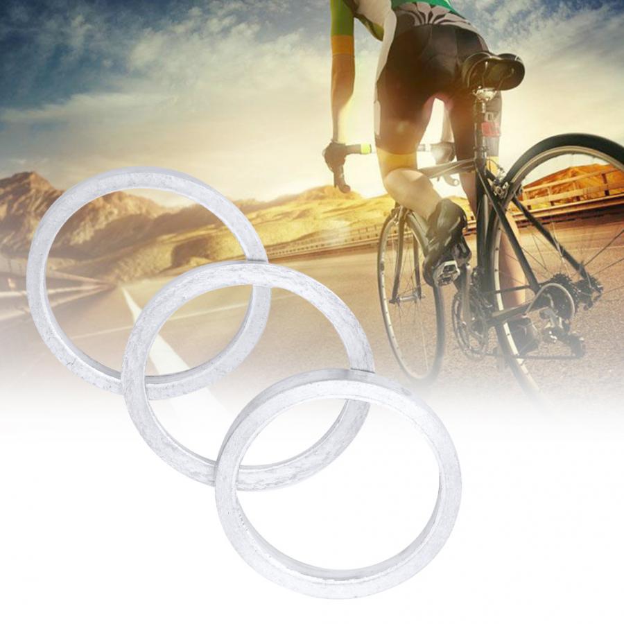 3PCS 1 MM/2 MM/3 MM Bike Bearing Wasmachine Aluminiumlegering Fiets Lager Headset Washer Outdoor fietsen Vervangende Onderdelen