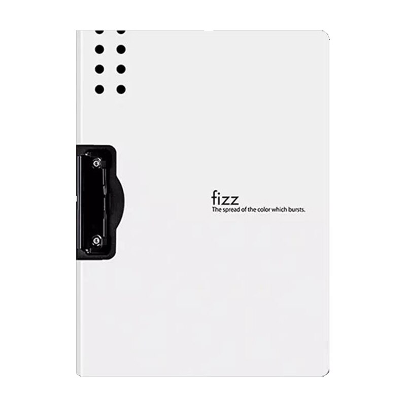 Horizontal A4 Folder 3 Layers Thick Matte Texture Folder Portable Pad Portable Pen Tray Office Metting File Pocket: White