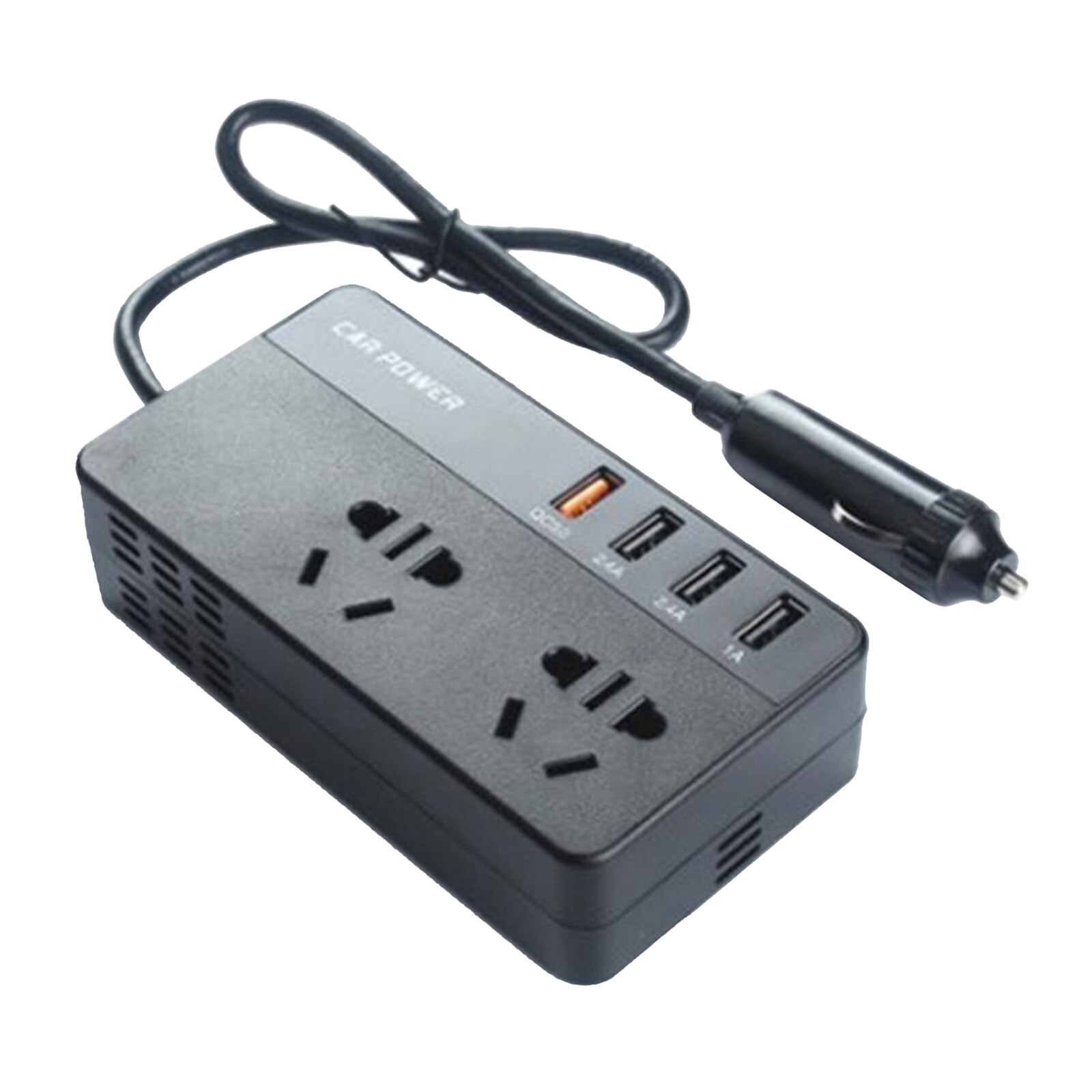 Stable Power Inverter Car Adapter Cigarette Lighter Camping Power Supply