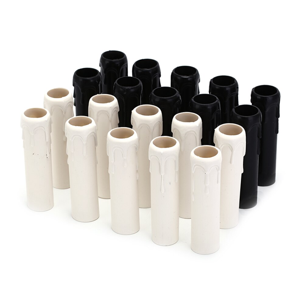 10 Pcs/Lot manchon bougie ampoule Base couverture lustre partie bougie Tube Table lampe Base bougie porte-lampe Tube bougie lampe Base