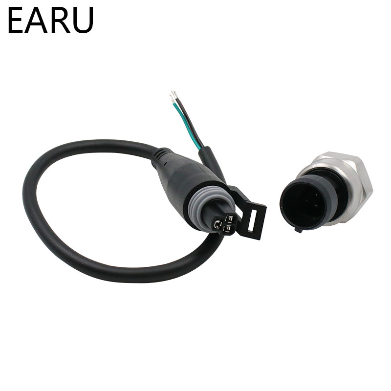 DC 5V 1/8NPT Draad Druksensor Zender Transducer Sender Sensor Voor Olie Brandstof Diesel Lucht Water Roestvrij staal